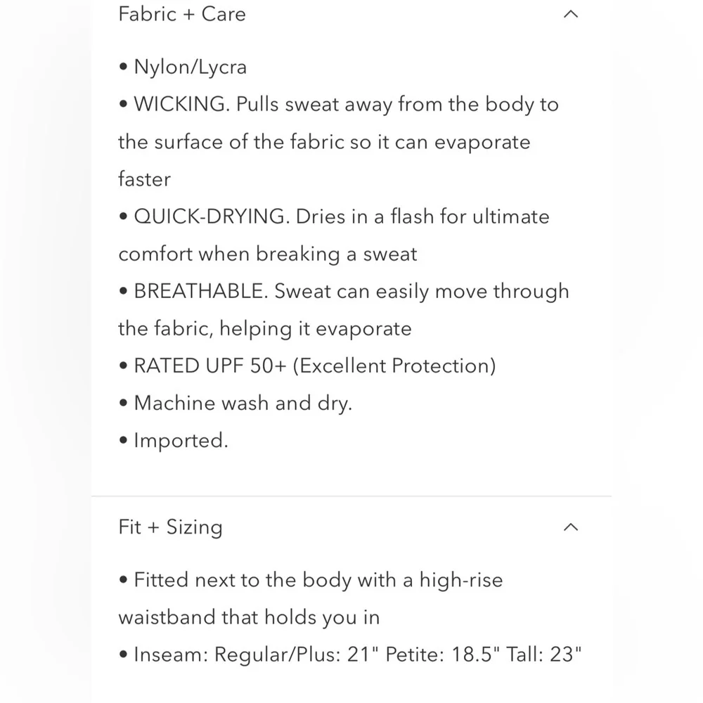 NWT-Athleta Black Salutation Stash Pocket II Capri, Size 1X - Picture 3 of 5